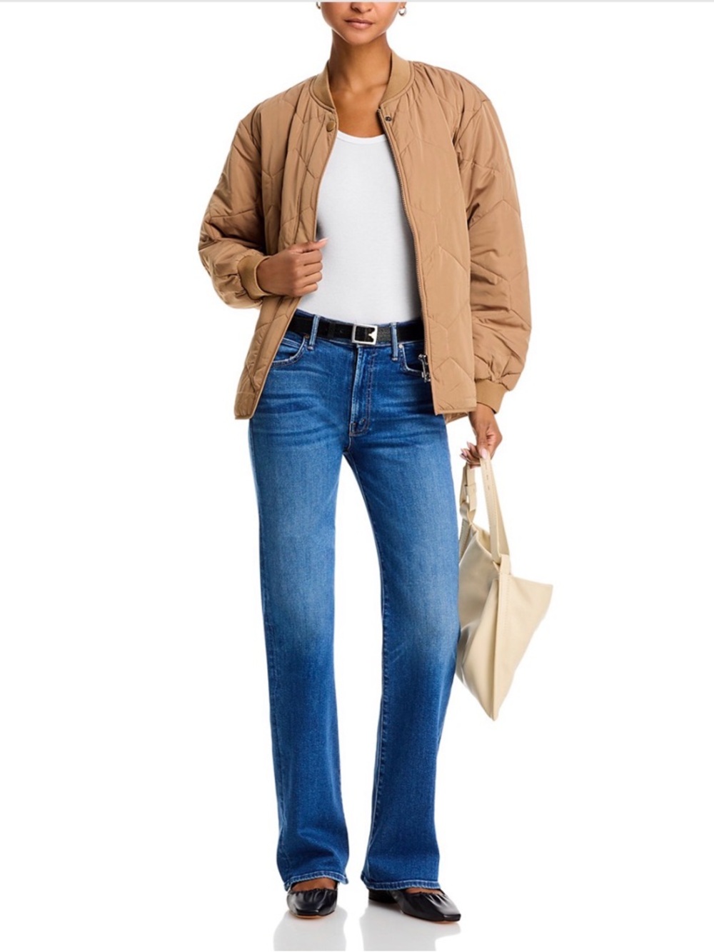 Mother The Kick It High Rise Bootcut Jeans 30 Grasping at Straws